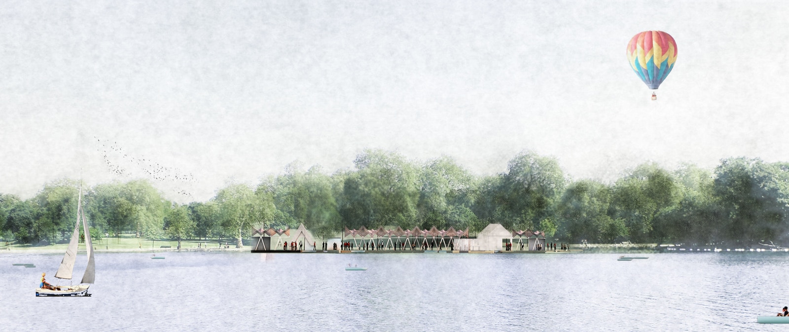 Serpentine Boat Park Design